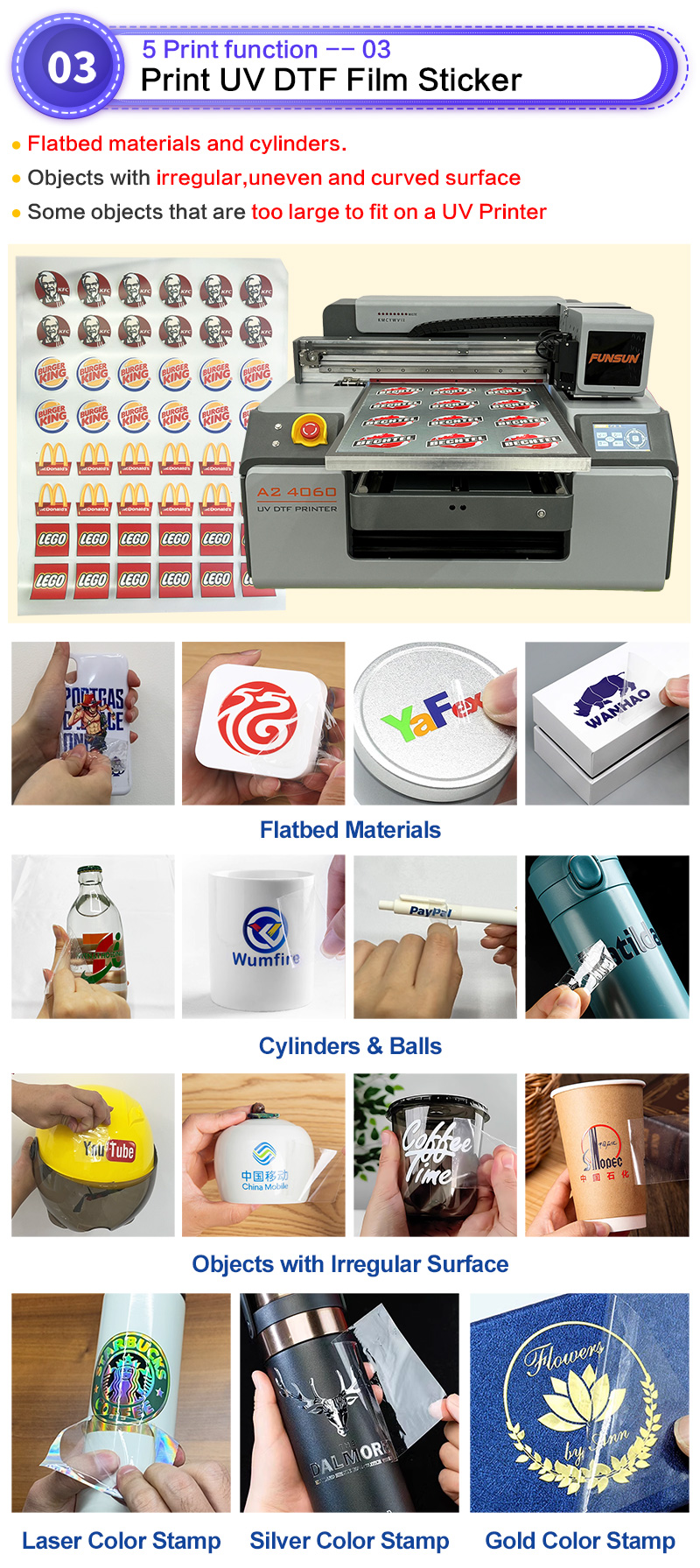 Funsun A2 UV DTF Sticker Printe