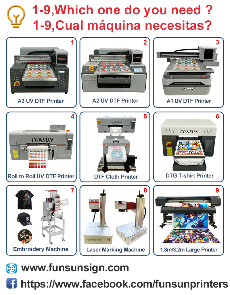 Funsun A2 UV DTF Sticker Printe