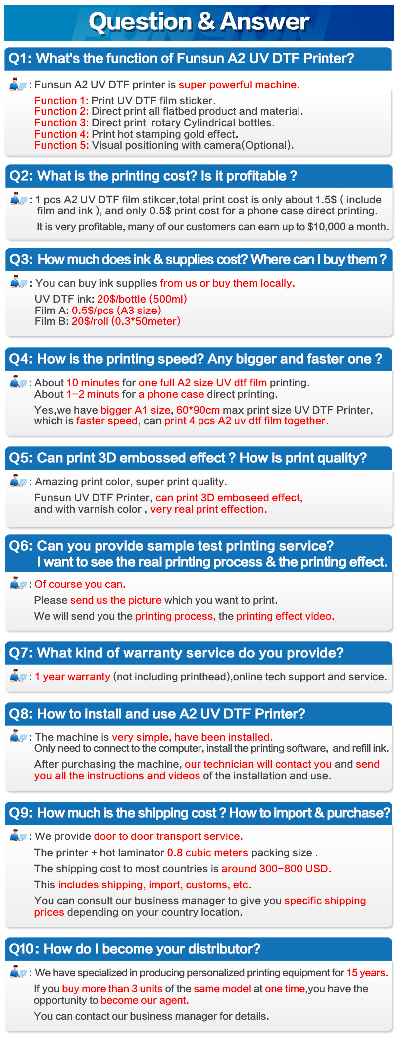 Funsun A2 UV DTF Sticker Printe