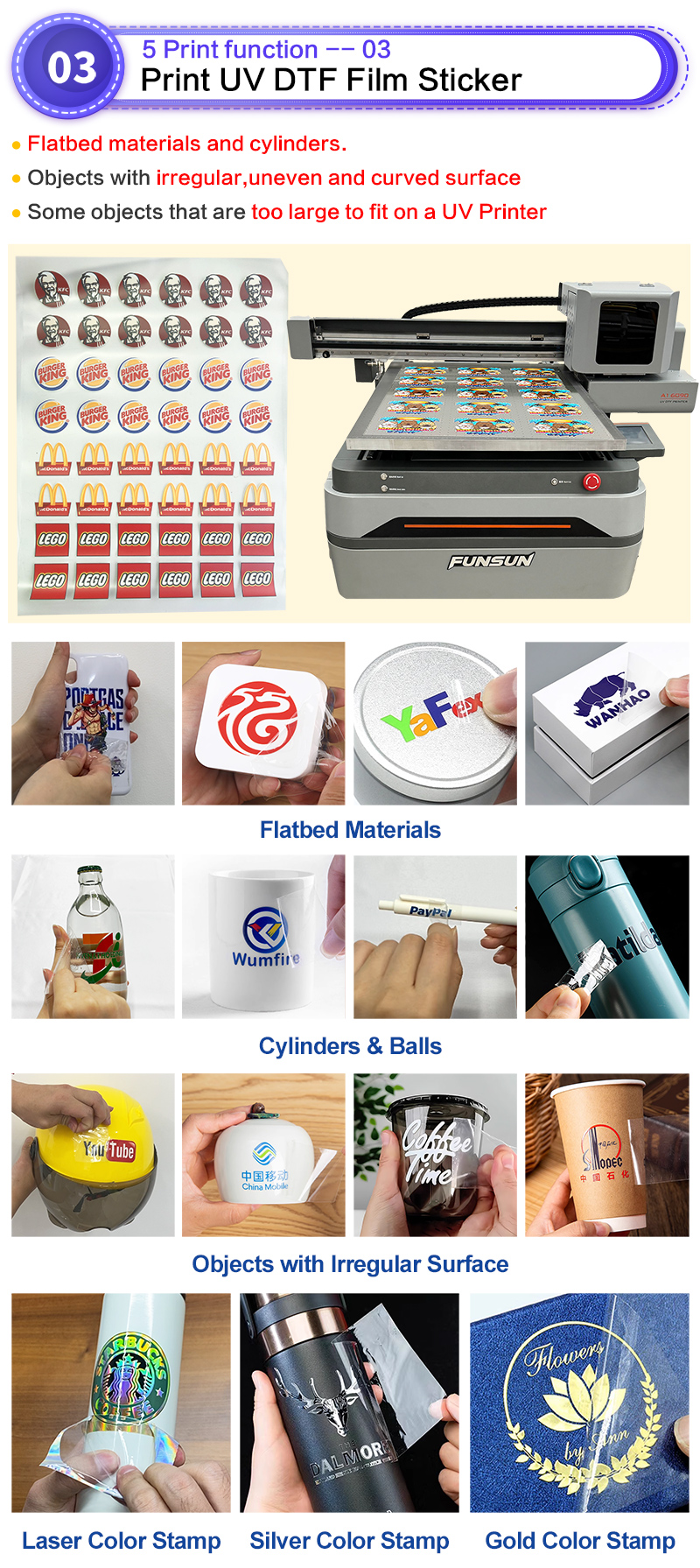 Funsun A1 UV Flatbed Printer