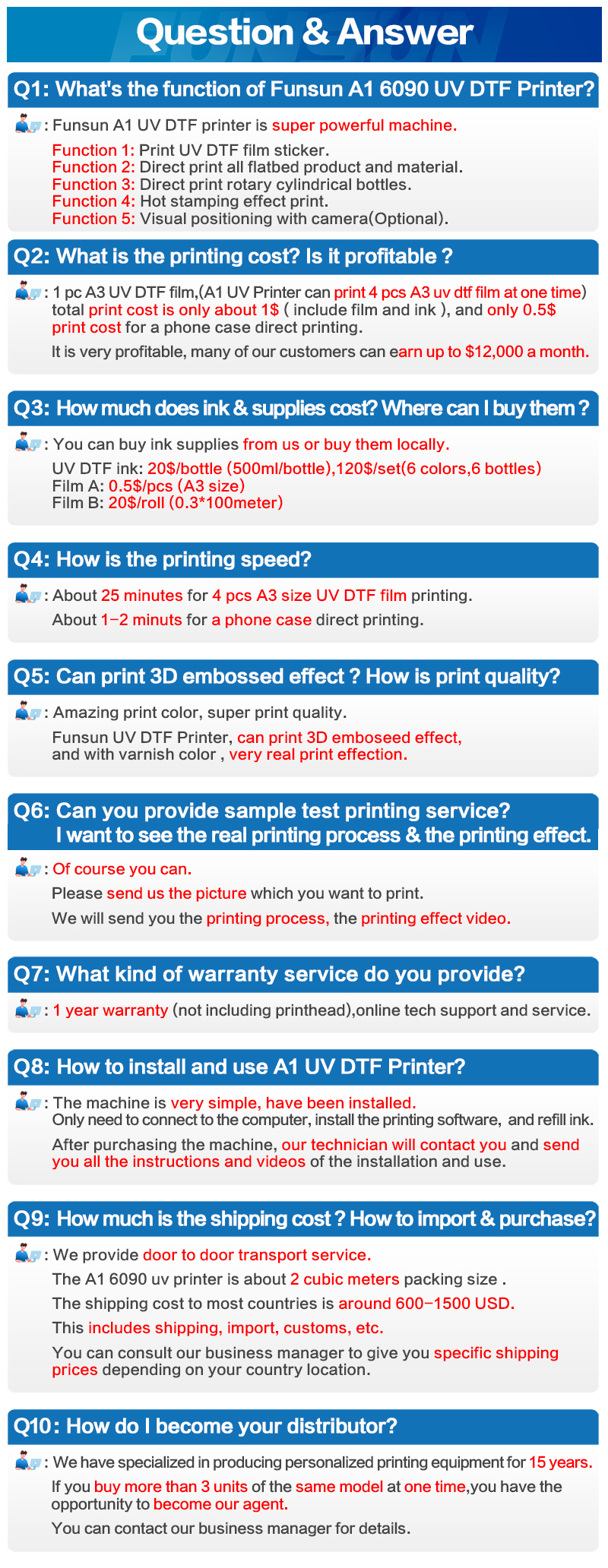 Funsun A1 UV Flatbed Printer