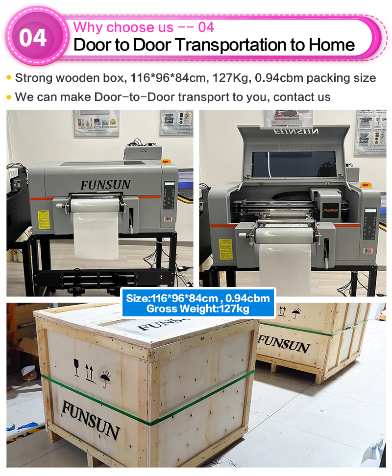 Funsun 30cm Roll to Roll UV DTF Printer