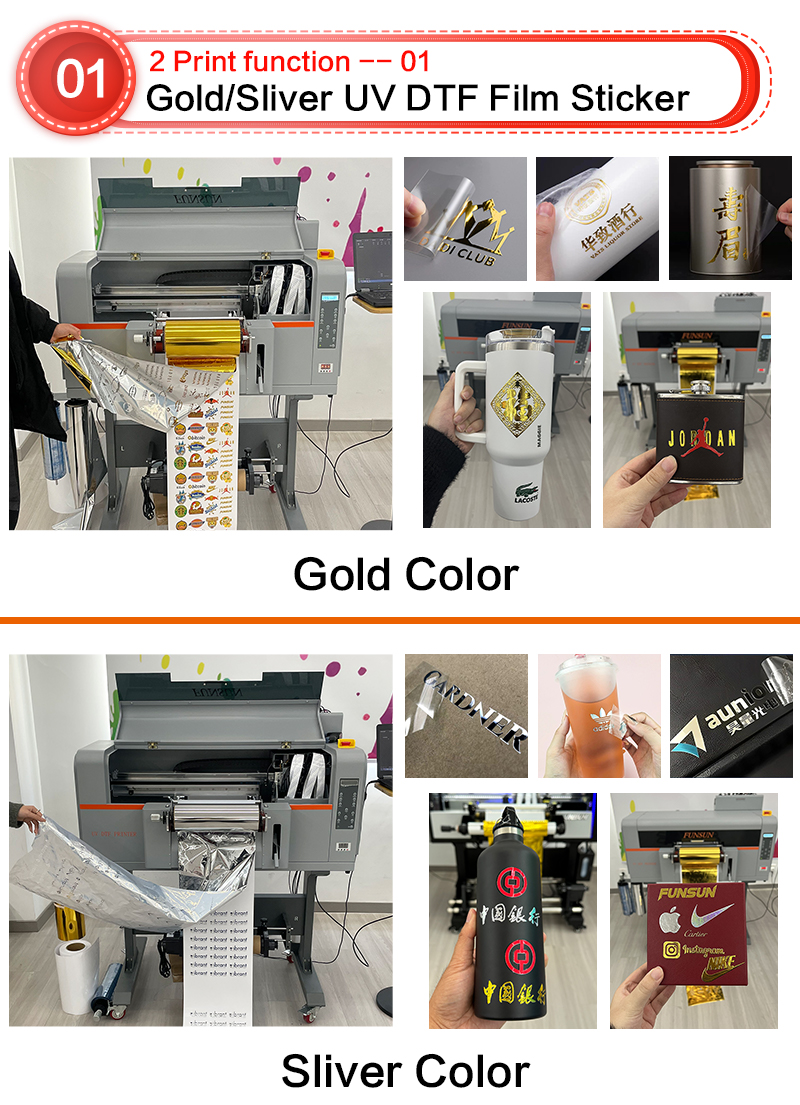Multifunctional /All Color UV DTF Printer