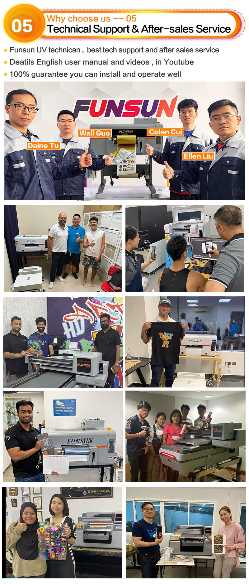 Multifunctional /All Color UV DTF Printer