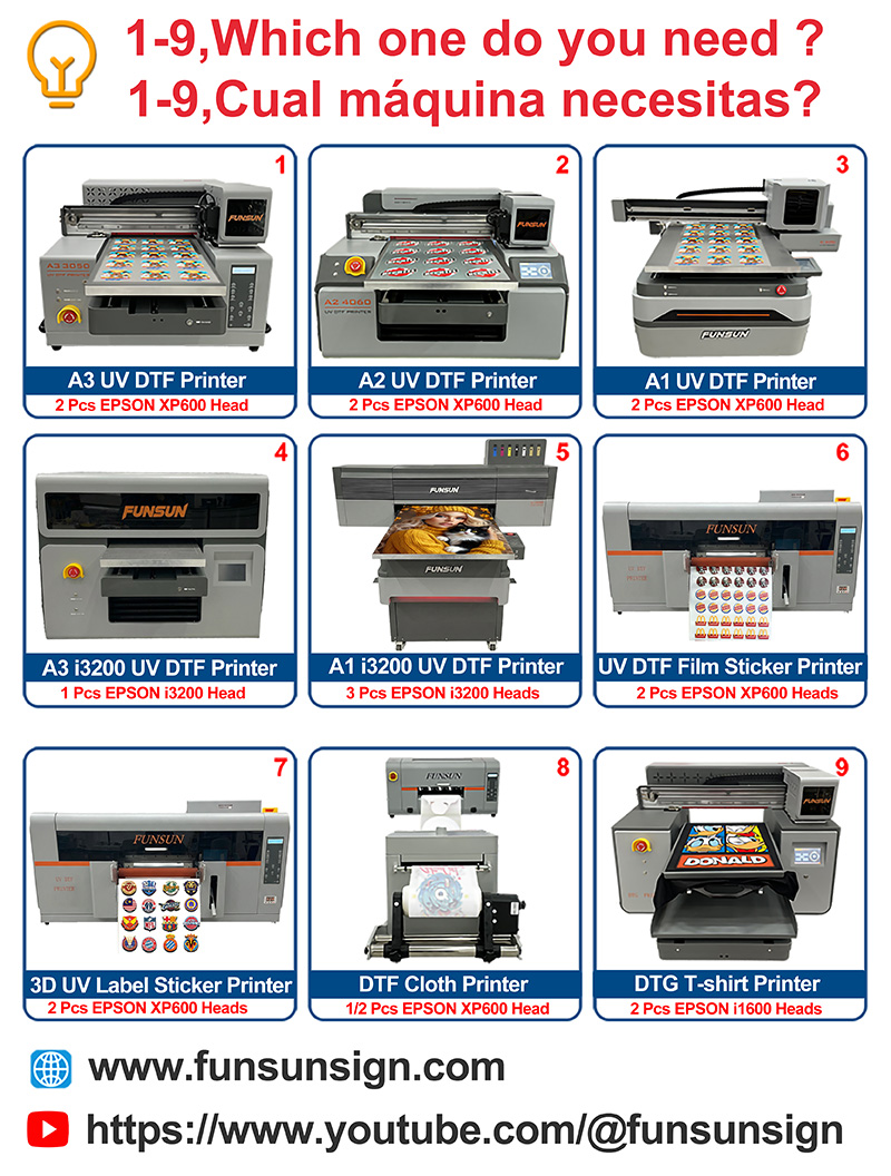 3D UV Label Sticker Printer