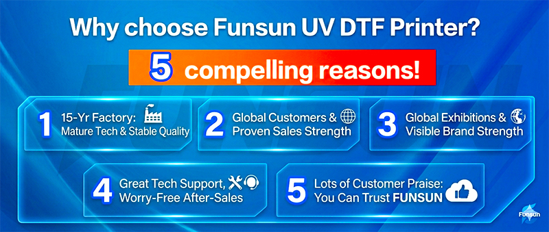 Funsun A3 UV DTF Sticker Printer
