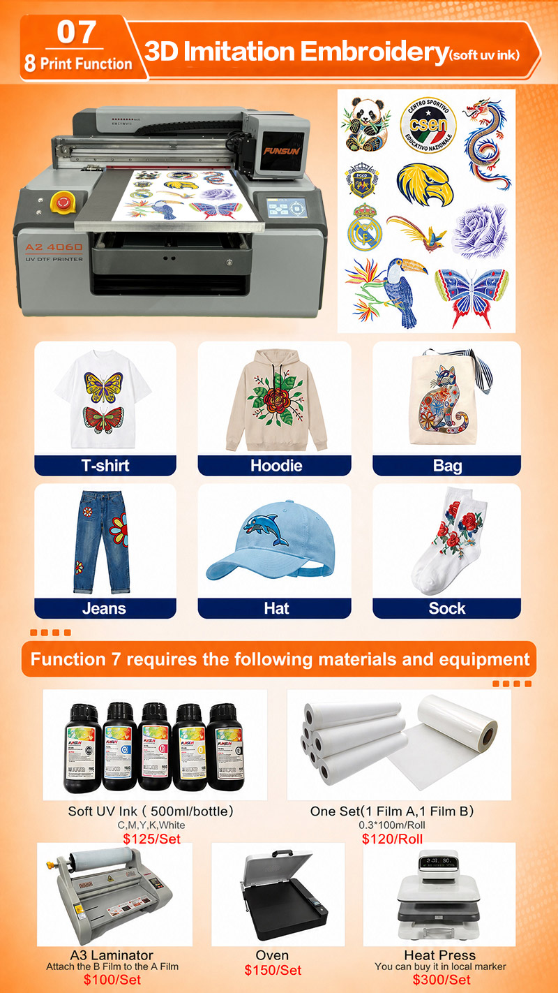 Funsun A2 UV DTF Sticker Printe Funsun A2 UV DTF Sticker Printe