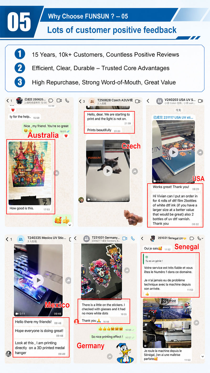 Funsun A2 UV DTF Sticker Printe Funsun A2 UV DTF Sticker Printe