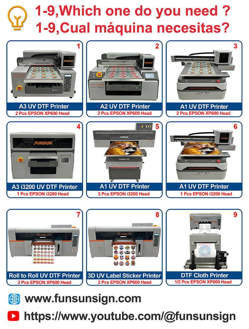 Funsun A2 UV DTF Sticker Printe Funsun A2 UV DTF Sticker Printe