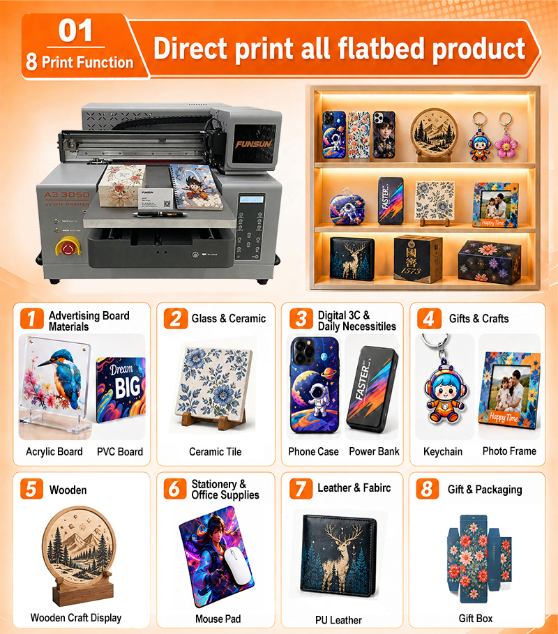 Funsun A3 UV DTF Sticker Printer Funsun A3 UV DTF Sticker Printer