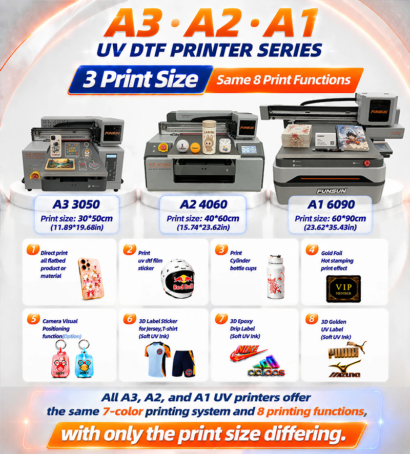 Funsun A3 UV DTF Sticker Printer Funsun A3 UV DTF Sticker Printer