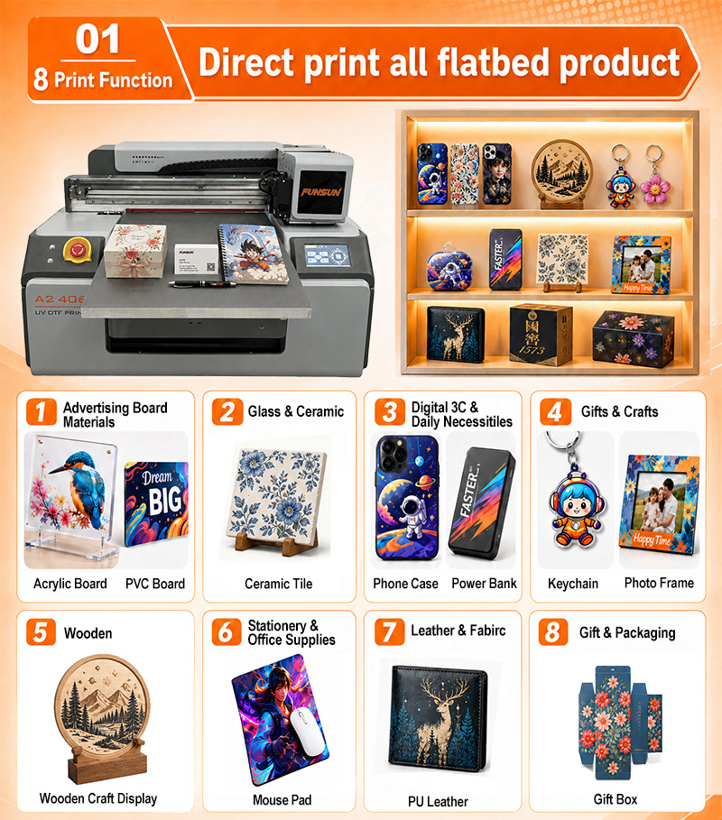 Funsun A2 UV DTF Sticker Printe Funsun A2 UV DTF Sticker Printe
