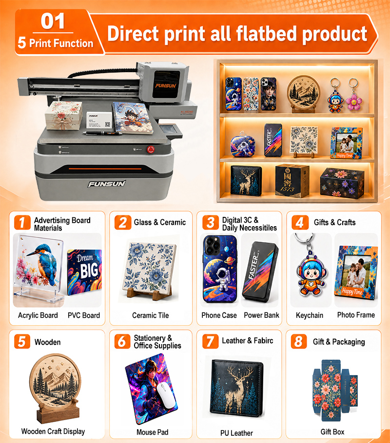FUNSUN 1 i3200 head A1 UV DTF Printer FUNSUN 1 i3200 head A1 UV DTF Printer