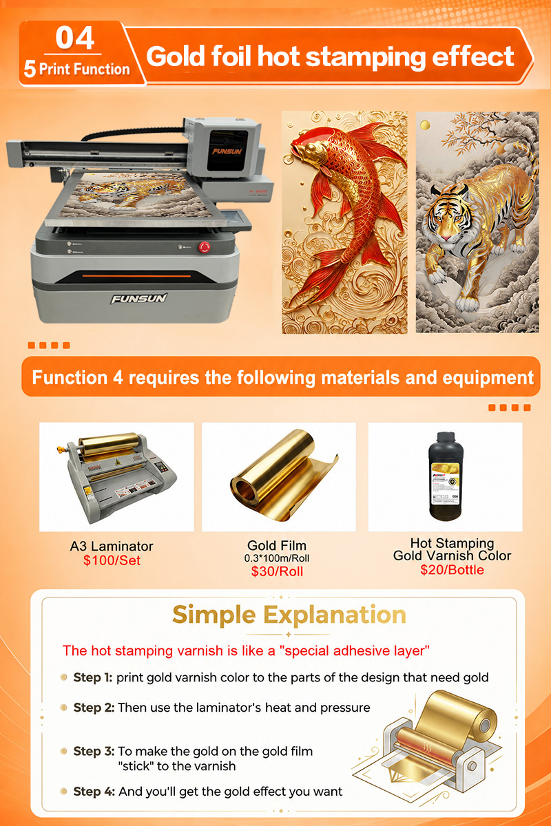 FUNSUN 1 i3200 head A1 UV DTF Printer FUNSUN 1 i3200 head A1 UV DTF Printer