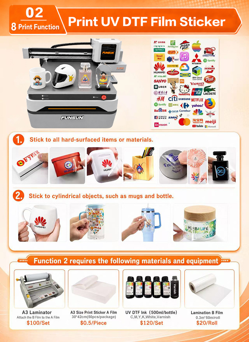 Funsun A1 UV Flatbed Printer Funsun A1 UV Flatbed Printer