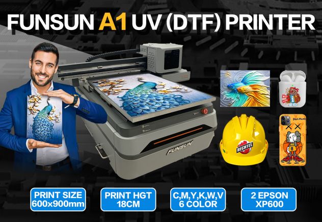 Funsun A1 UV Flatbed Printer