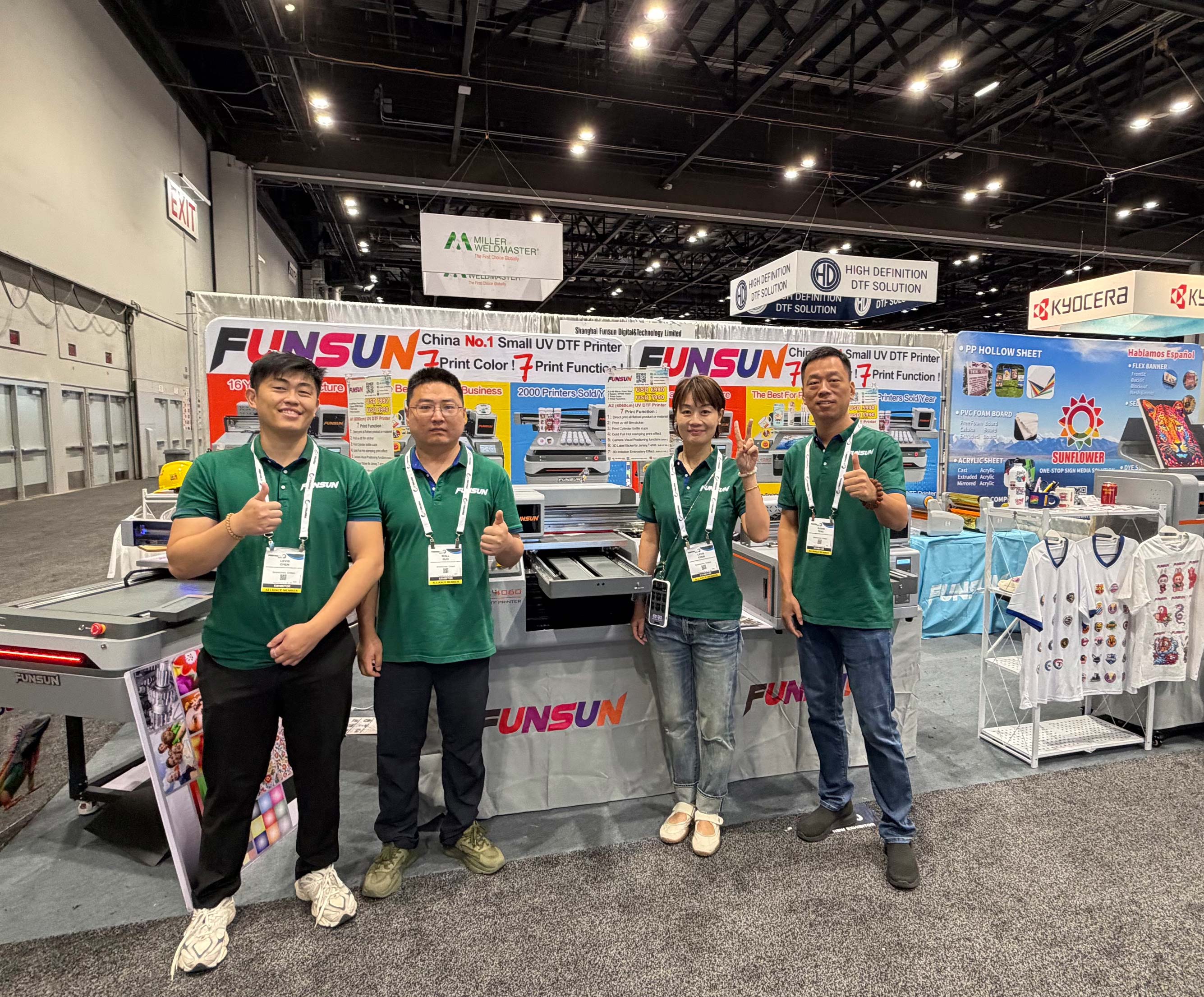 funsun in USA Printing united 2025
