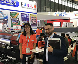 Customer in the Exhibition